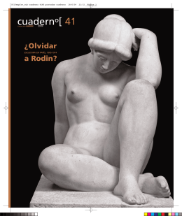 ¿Olvidar a Rodin? - Fundación Mapfre