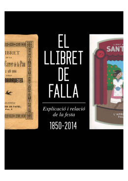 Llibret de Falles en castellà.indd
