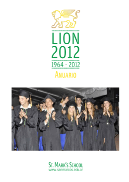 The Lion - 2012 - Colegio San Marcos