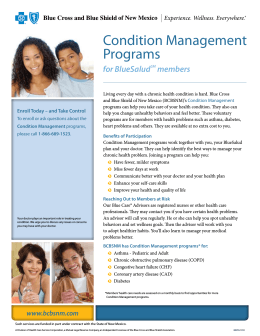 Condition Management Programs