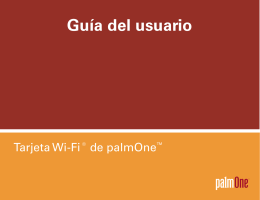 Wi-Fi Card User Guide (Spanish)