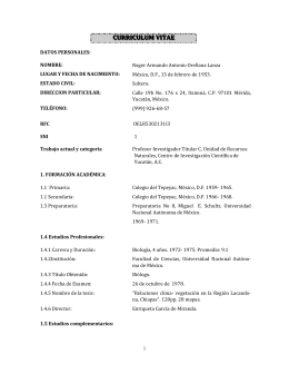 Curriculum Vitae en Extenso (Formato pdf)
