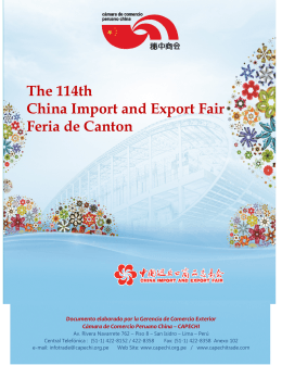 The 114th China Import and Export Fair Feria de Canton
