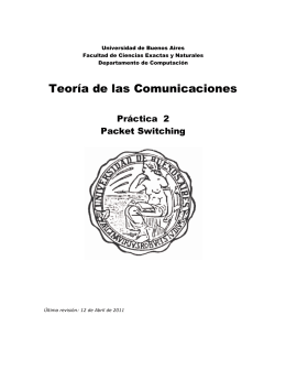 Teoría de las Comunicaciones - Universidad de Buenos Aires