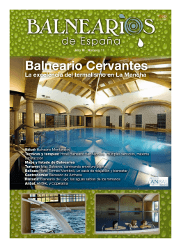 Balneario Cervantes - Asociación Nacional Estaciones Termales