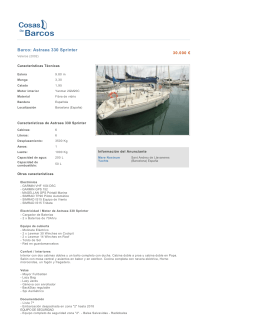 Barco: Astraea 330 Sprinter