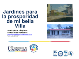 Modelo de experiencia exitosa municipio Villagómez.