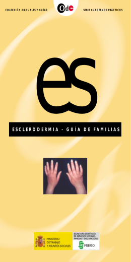 esclerodermia - guía de familias - Servicio de Información sobre