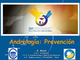 Conf 6. Andrologia. Prevención Dr. Giuseppe Raiola