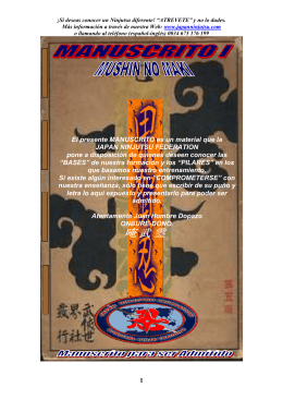 PDF MANUSCRITO 1 - Japan Ninjutsu Federation