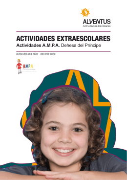 actividades extraescolares - AMPA colegio Dehesa del principe.