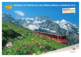 manual de ventas de los ferrocarriles jungfrau 2012