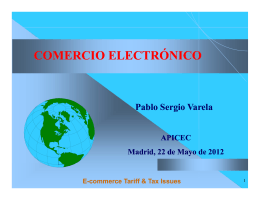 "Comercio Electrónico" Pablo Sergio Varela. APICEC