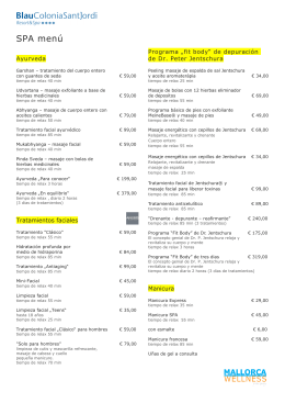 Lista de Precios Spa Blau Colonia Sant Jordi_ES