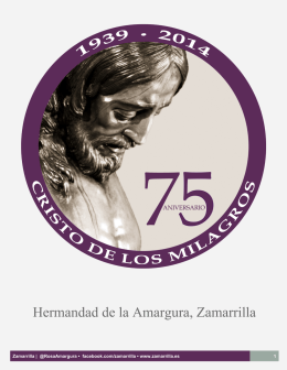 Dossier 75º Aniversario - Cofradía de Zamarrilla