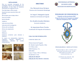 posgrado de endodoncia - Universidad Autónoma de Nuevo León