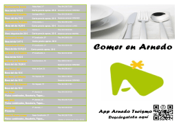 Plano de restaurantes de Arnedo