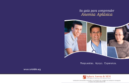 Anemia Aplásica - Aplastic Anemia & MDS International Foundation