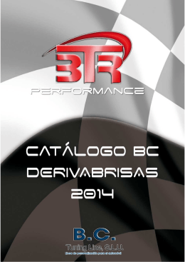 Catálogo BC Derivabrisas 2014