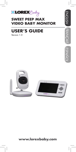 LB2251 Video Baby Monitor User`s Guide