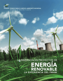 la inversión en proyectos de energía renovable