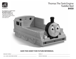 Thomas The Tank Engine Toddler Bed 8450