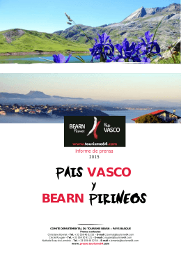 PAIS VASCO y BEARN PIRINEOS - tourisme64