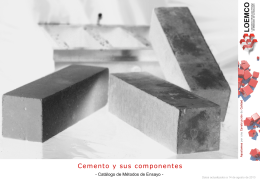 Cemento y sus componentes