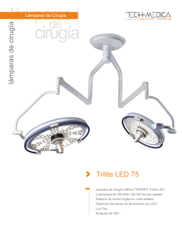 Lampara - Trilite LED 75 - tech