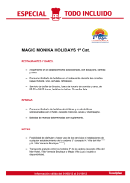 Hotel Magic Aqua Monika Holidays