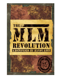 La Revolución del MMN - MLM Network Marketing training Randy