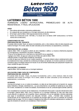 LATERMIX BÉTON 1600