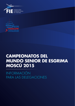 campeonatos del mundo senior de esgrima moscú 2015