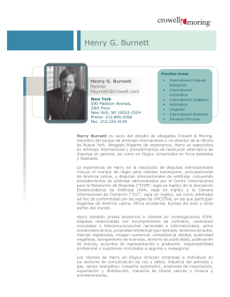 Henry G. Burnett Spanish Bio
