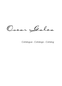 Catalogue 2015 Oscar GALEA