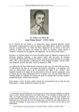 Biografía de Juan Pablo Bonet