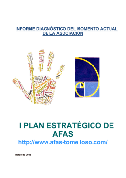 Informe del Plan Diagnóstico (I Plan Estratégico)