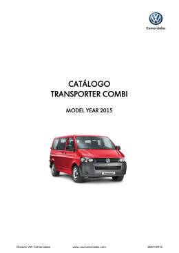 CATÁLOGO TRANSPORTER COMBI