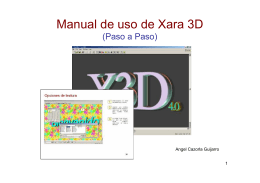 Manual de uso de Xara 3D