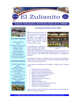 Zulianito 10 - División de Secretaría (Unefa Zulia)