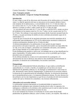 Acne. Conceptos actuales - Sociedad Argentina de Pediatría