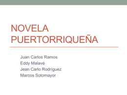 Novela puertorriqueña, s. XIX
