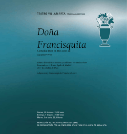 libreto: Doña Francisquita