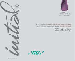 GC Initial IQ • One Body, Press-over-Metal