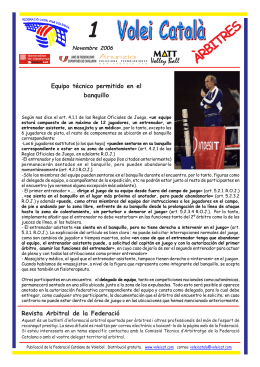 1 - Federació Catalana de Voleibol