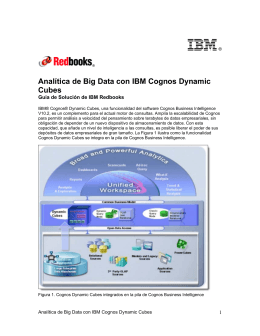 Analítica de Big Data con IBM Cognos Dynamic Cubes