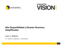 Alta Disponibilidad y Disaster Recovery Simplificados