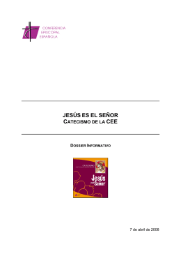 JESÚS ES EL SEÑOR - Conferencia Episcopal Española
