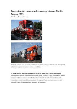 Concentración camiones decorados y clásicos Nordik Trophy 2013