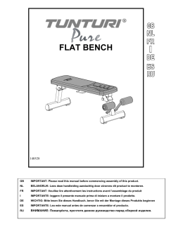 141001 pure flat bench owner`s manual